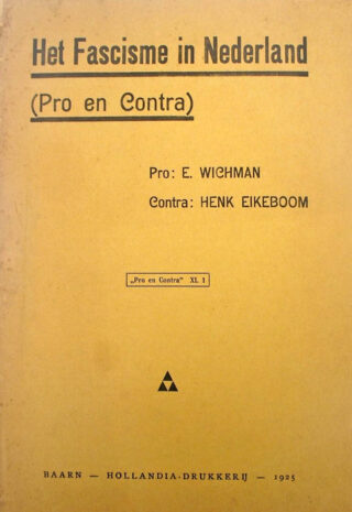 Brochure van Erich Wichman en Henk Eikeboom