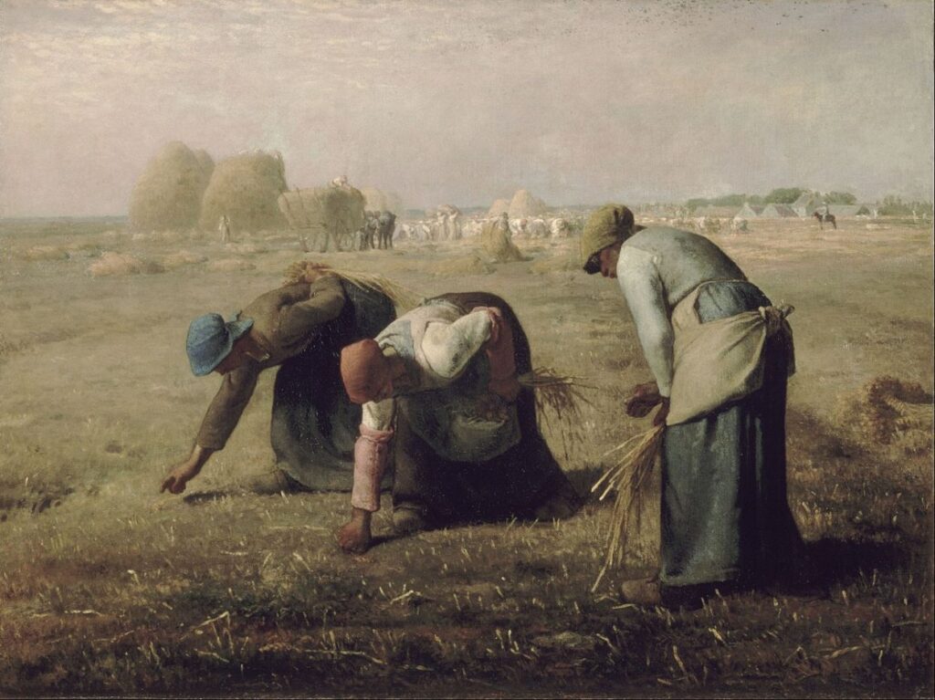 Arenleessters - bekend schilderij van Jean-François Millet, 1857