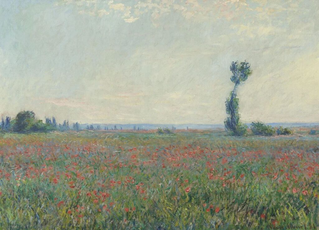 Claude Monet, Papaverveld (Champ de coquelicots), 1881, olieverf op doek, Collectie Museum Boijmans Van Beuningen, Rotterdam