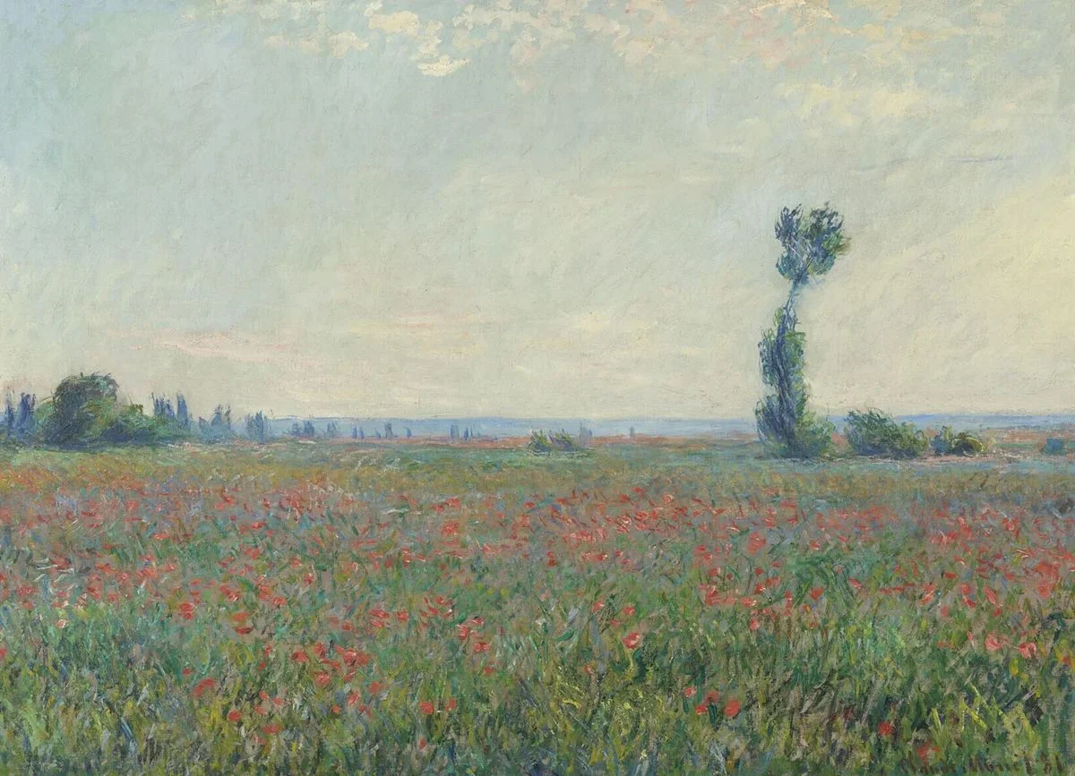 Claude Monet, Papaverveld (Champ de coquelicots), 1881, olieverf op doek, Collectie Museum Boijmans Van Beuningen, Rotterdam