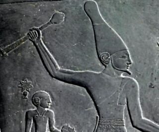 Narmer met zijn strijdknots