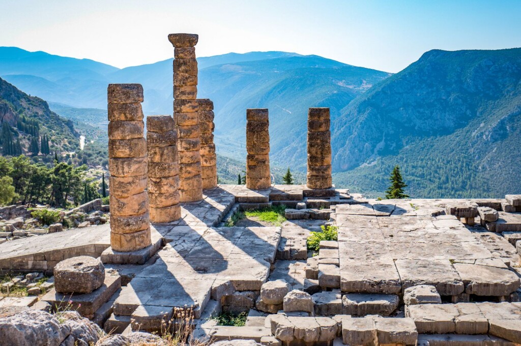 Tempel van Apollo in Delphi