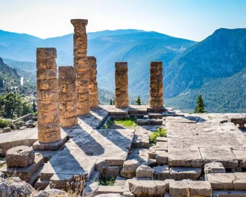 Tempel van Apollo in Delphi