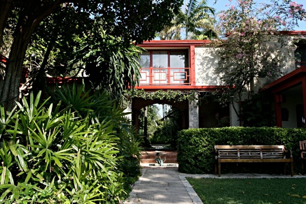 Huis van de Fairchilds op 'The Kampong' in Miami, Florida