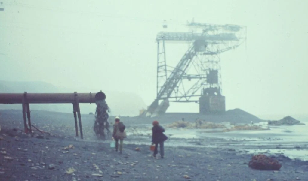 Blackhall Colliery. Voormalige mijn in het graafschap Durham