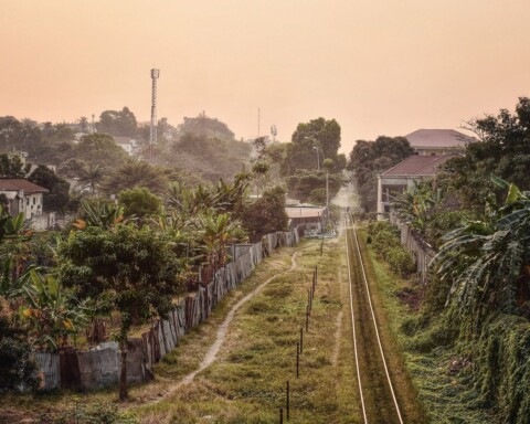 Deel van de Brazzaville-spoorlijn in Congo