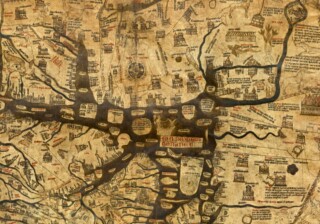 Hereford Mappa Mundi, detail