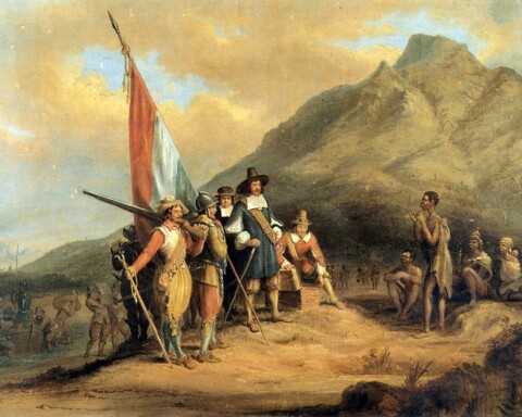 Jan van Riebeeck landt in Tafelbaai in 1652