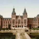 Het Rijksmuseum in Amsterdam, ca. 1895