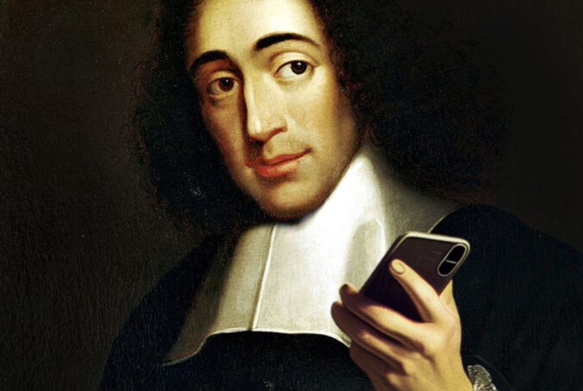 Whatsappen met Baruch Spinoza