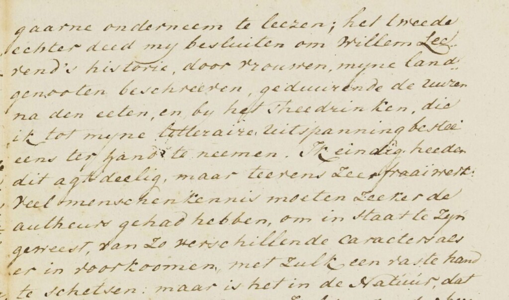 Dagboekfragment van 30 maart 1805