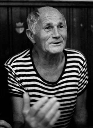 Bohumil Hrabal in 1985 