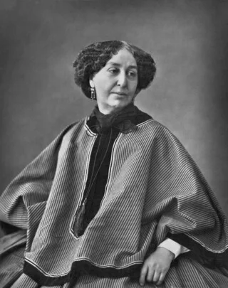 George Sand door Félix Nadar