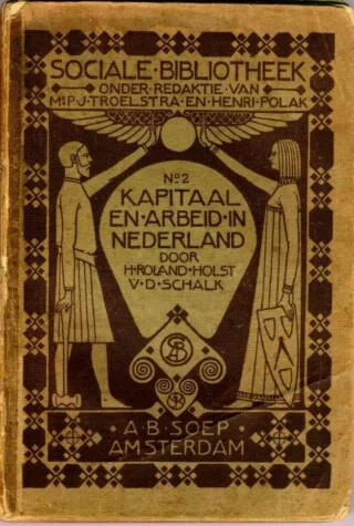 Omslag van ‘Kapitaal en arbeid in Nederland’, eerste druk, 1902