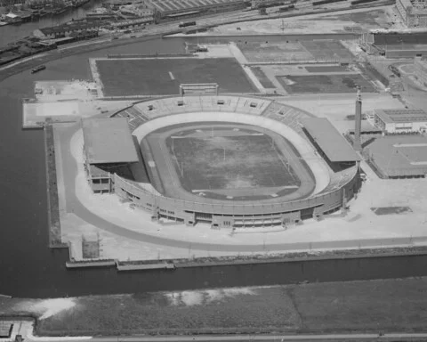 Olympisch Stadion in 1950