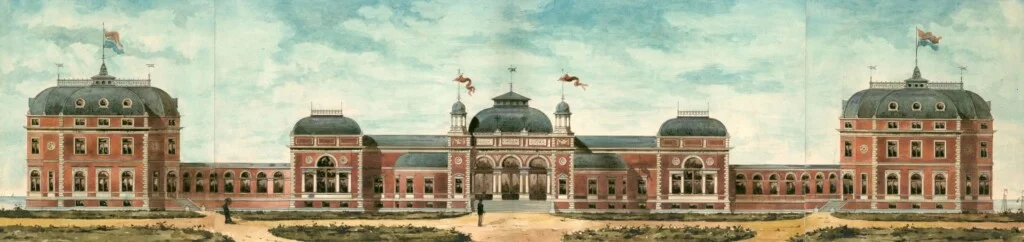 Prijsvraagontwerp voor Kurhaus Noordwijk, 1883 – Het Nieuwe Instituut