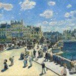 Pont Neuf in Parijs. Schilderij van Pierre-Auguste Renoir, 1872