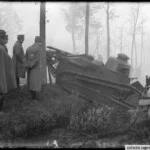 De Nederlandse tank tijdens een test