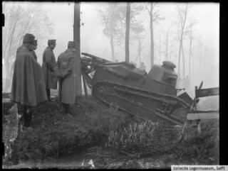 De Nederlandse tank tijdens een test