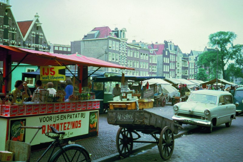 Waterlooplein markt, Montezinos, 1959