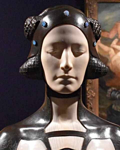 Beeld van Lamia, vervaardigd door George Frampton, 1899-1900