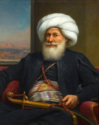 Portret van Mohammed Ali, door Auguste Couder, (1840)