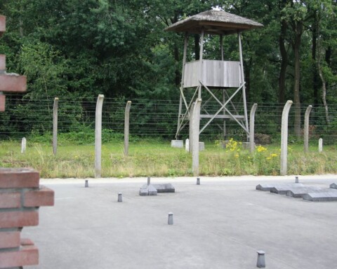 Wachttoren bij Nationaal Monument Kamp Vught