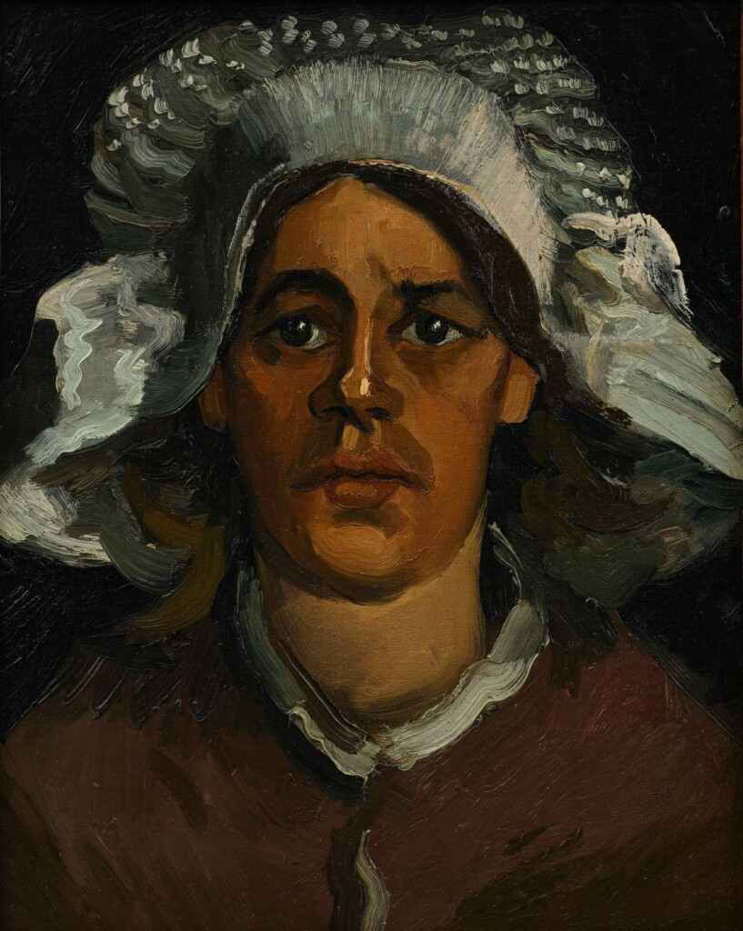 Vincent van Gogh, Kop van een vrouw (Gordina de Groot), maart-april 1885