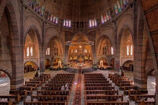 Binnenarchitectuur van de Sint-Jan