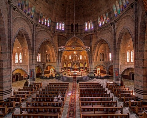 Binnenarchitectuur van de Sint-Jan