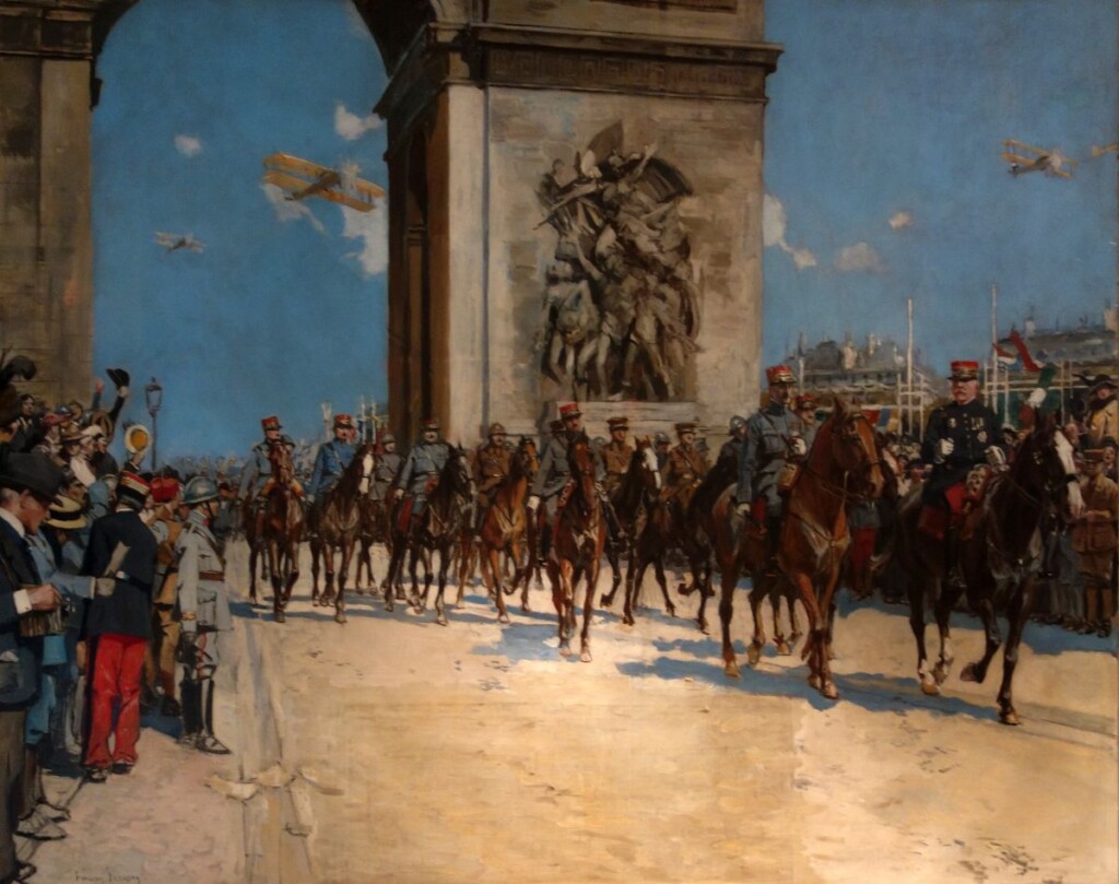 Le défilé de la Victoire, le 14 juillet 1919 - François Flameng