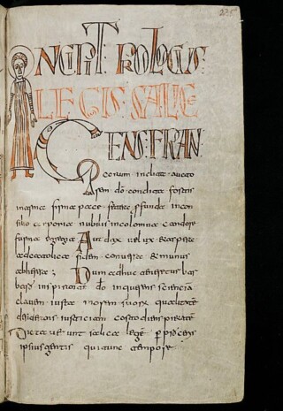 De Salische Wet in het Wandalgarius-handschrift uit 794