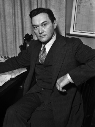 Walter Lippmann in 1936, jaren na het einde van de Eerste Wereldoorlog dus