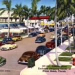 Winkelcentrum in Miami Beach, 1946