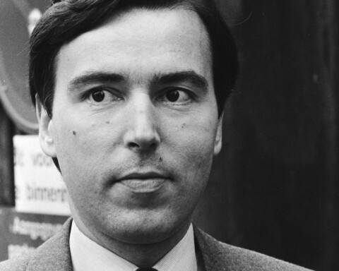 Elco Brinkman in 1982, kort voor zijn aantreden als minister van Welzijn, Volksgezondheid en Cultuur