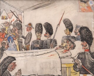 James Ensor 'Les Gendarmes', 1892