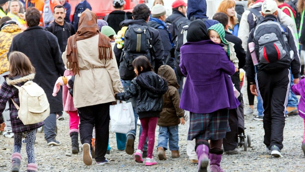 Migranten in Duitsland, oktober 2015