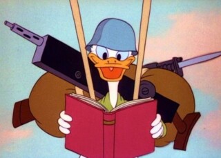 Still uit de film 'Commando Duck', juni 1944