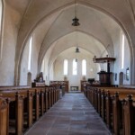 Interieur van de kerk in Eenrum, eigendom van de Stichting Oude Groninger Kerken.