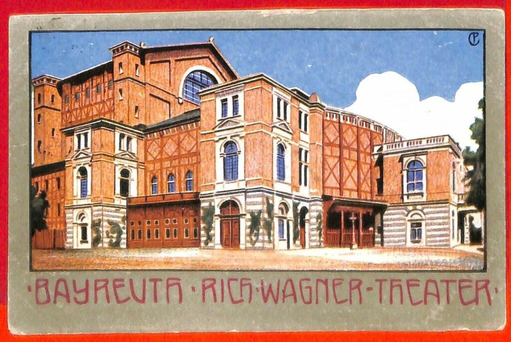 Het Festspielhaus in Bayreuth, 1908.