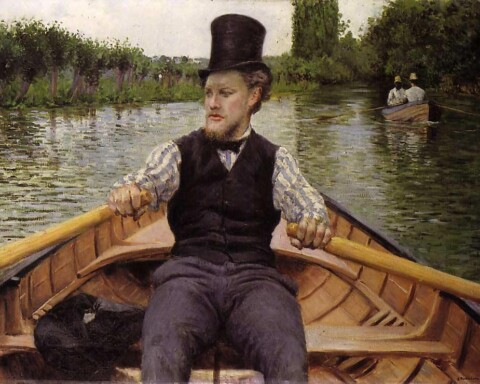 La Partie de bateau - Gustave Caillebotte, 1877/78