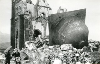 St. Maria Kathedraal in Nagasaki, 7 januari 1946