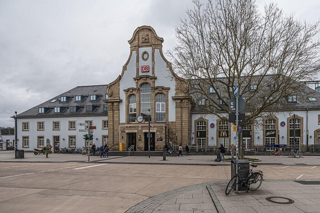 Het station van Marburg in 2022