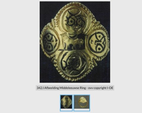 De ring op de website van Collectie Nederland