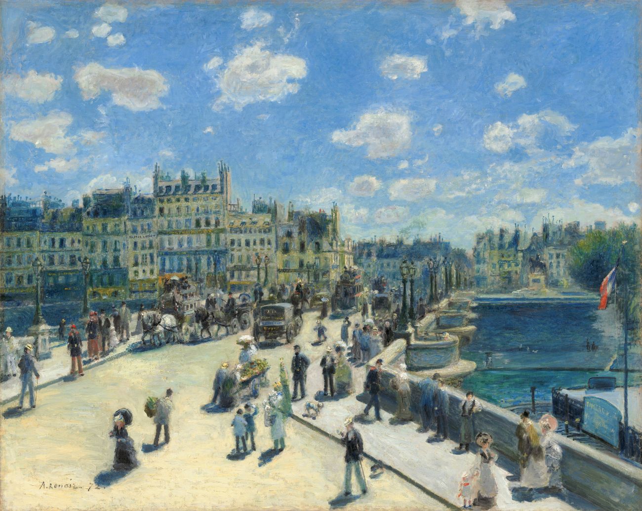 Auguste Renoir, Le Pont-neuf, 1872