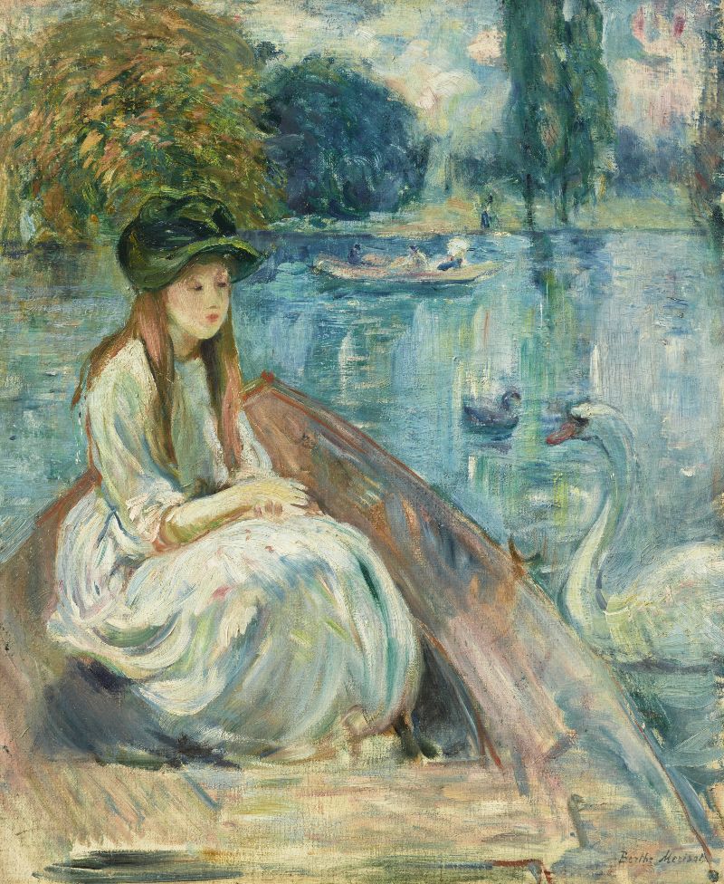 Berthe Morisot, Jeanne Fourmanoir sur le lac