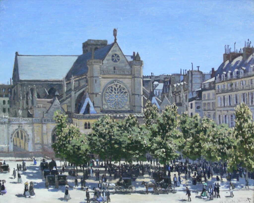 Claude Monet, Saint Germain l'Auxerrois Paris, 1867