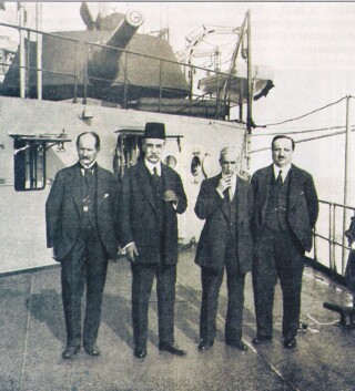 De Ottomaanse delegatie in Sèvres