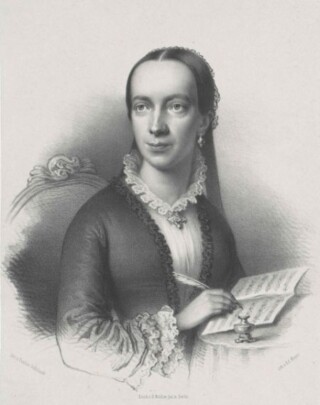 Lithografie van Emilie Mayer