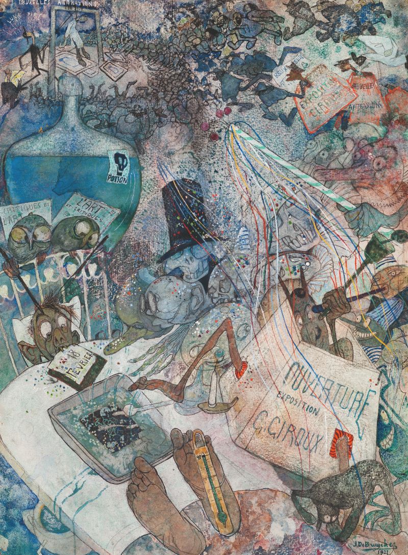 Jules De Bruycker (Gent, 1870-1945), De nachtmerrie van de schilder